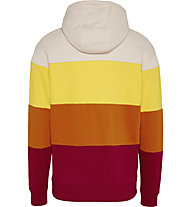 Tommy Jeans Half Zip Colorblock Hoodie - Kapuzenpullover - Herren, White/Yellow/Orange/Red