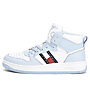 Tommy Jeans Mid Pop Basket - sneakers - donna, White/Blue