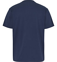 Tommy Jeans Peached Entry Flag - T-Shirt - Herren, Dark Blue