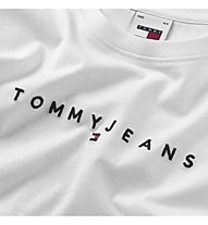 Tommy Jeans Slim Linear W - T-shirt - donna, White