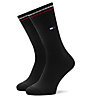 Tommy Jeans Sock 2P Iconic W - lange Socken - Damen, Black