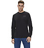 Tommy Jeans Tjm Slim Linear CHST L/S TEE EXT - maglia a maniche lunghe - uomo, Black