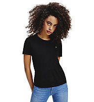 Tommy Jeans Slim jersey - T-shirt - donna, Black