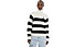 Tommy Jeans Tjw Stripe Mockneck - maglione - donna, Black/White