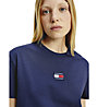 Tommy Jeans Tommy Center Badge - T-shirt - donna, Blue