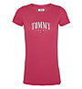 Tommy Jeans Tommy Script Tee - T-Shirt - Damen, Red