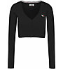 Tommy Jeans W Badge - maglione - donna, Black