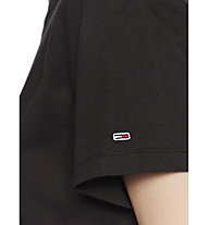 Tommy Jeans  W Serif Linear - T-Shirt - Damen, Black