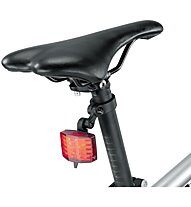 Topeak Redlite Aura - luce posteriore bici, Red/Black