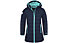 Trollkids Girls Stavanger Coat - giacca trekking - bambina, Dark Blue/Light Blue