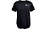 Under Armour Armour HeatGear - T-shirt fitness - bambina, Black