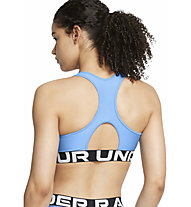 Under Armour Authentics Branded W - reggiseno sportivo medio sostegno - donna, Azure