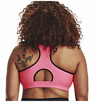 Under Armour Authentics Mid Padless W - reggiseno sportivo medio sostegno – donna, Pink