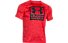 Under Armour Boxed Logo Printed T-Shirt palestra, Red/Black