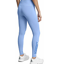 Under Armour Campus Graphic M - Trainingsleggings - Damen, Light Blue