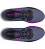 Under Armour Charged Pursuit 3 - scarpe fitness e training - donna, Grey/Purple