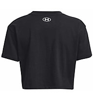 Under Armour Collegiate Crop W - T-Shirt - Damen, Black