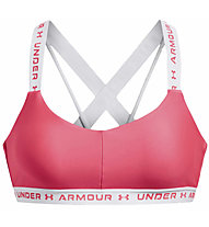 Under Armour Crossback Low W - reggiseno sportivo basso sostegno - donna, Pink