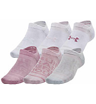 Under Armour  Essential No Show 6 - kurze Socken, Pink