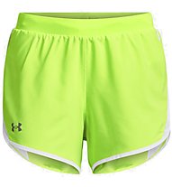 Under Armour Fly By 2.0 W - pantaloni corti running - donna, Light Green