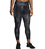 Under Armour Fly Fast 3.0 Printed Ankle W - pantaloni running - donna, Dark Grey/Black