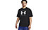 Under Armour Heavyweight Branded - T-Shirt - Herren, Black/White