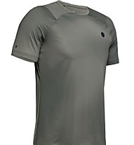 Under Armour Rush™ HeatGear® Fitted Printed - t-shirt fitness - uomo, Grey