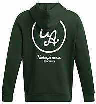 Under Armour  Icon Fleece Goin M - felpa con cappuccio - uomo, Dark Green