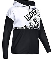 Under Armour Infinity Full Zip - giacca con cappuccio - ragazza, Black/White