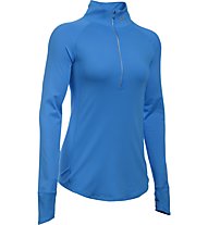 Under Armour Layered Up! 1/2 Zip - maglia running donna, Blue