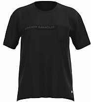 Under Armour Live Pocket Mesh Graphic - Trainingsshirt - Damen, Black