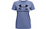 Under Armour Live Sportstyle Graphic Ssc - T-shirt Fitness - Damen, Light Blue/Blue