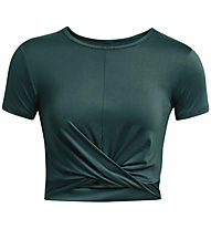 Under Armour Motion Crossover Crop W - T-Shirt - Damen, Dark Green