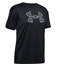 Under Armour Performance Fashion SS Graphic Q2+ - t-shirt fitness - donna, Black