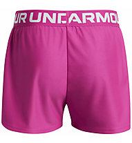 Under Armour Play Up - pantaloni corti fitness - ragazza, Dark Pink