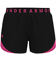 Under Armour Play Up 3.0 - pantaloni fitness - donna, Black/Pink