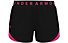 Under Armour Play Up 3.0 - pantaloni fitness - donna, Black/Pink