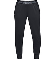 Under Armour Play Up Trousers - pantaloni fitness - donna, Black/Black