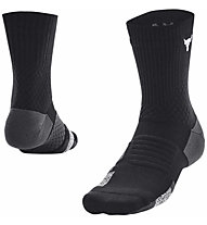 Under Armour Project Rock ArmourDry™ Playmaker Mid Crew M - kurze Socken - Herren, Black