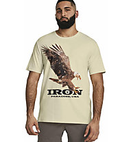 Under Armour Project Rock Eagle Graphic M - T-shirt - uomo, Beige