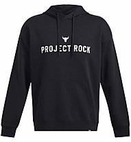 Under Armour Project Rock Icon Fleece M - Kapuzenpullover - Herren, Black