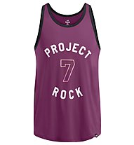 Under Armour Project Rock Mesh Badge Of Honor M - top - uomo, Purple