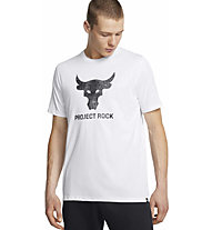 Under Armour Project Rock Payoff Graphic M - T-Shirt - Herren, White