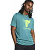 Under Armour Project Rock Payoff Graphic M - T-shirt - uomo, Light Blue