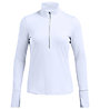 Under Armour Qualifier Run 1/4 Zip W - maglia running - donna, Light Blue