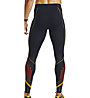 Under Armour Qualifier Speedpocket HeatGear® Graphic - Laufhose - Herren, Black/Orange