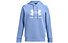 Under Armour Rival Fleece Big Logo W - felpa con cappuccio - donna, Light Blue