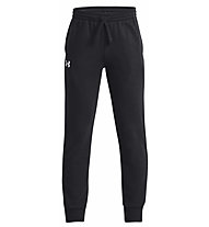 Under Armour Rival Fleece Jr - pantaloni fitness - ragazzo, Black