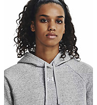 Under Armour Rival Fleece W - felpa con cappuccio - donna, Grey