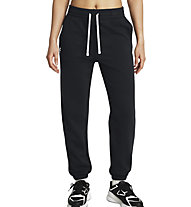 Under Armour Rival Terry W - Trainingshosen - Damen, Black/White